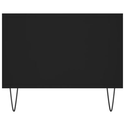 vidaXL Soffbord svart 102x50x40 cm konstruerat trä