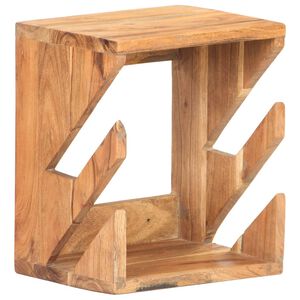 vidaXL V&auml;ggmonterad skateboardh&aring;llare 25x20x30 cm massivt akaciatr&auml;