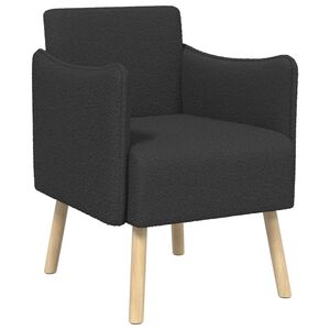 vidaXL Accentf&aring;t&ouml;lj M&ouml;rkgr&aring; Boucl&eacute;