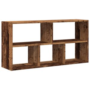 vidaXL V&auml;gghylla &aring;ldrat tr&auml; 100x25x50 cm konstruerat tr&auml;