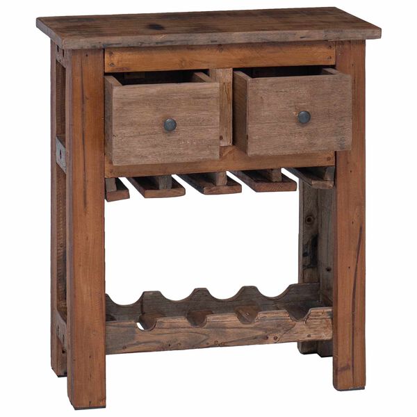 vidaXL Sk&aring;p Brun 60 x 30 x 70 cm Solid &aring;tervunnen tr&auml;