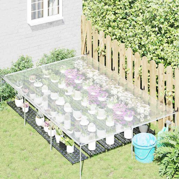 vidaXL Klar presenning med &ouml;ljetter 2x3 m polyeten