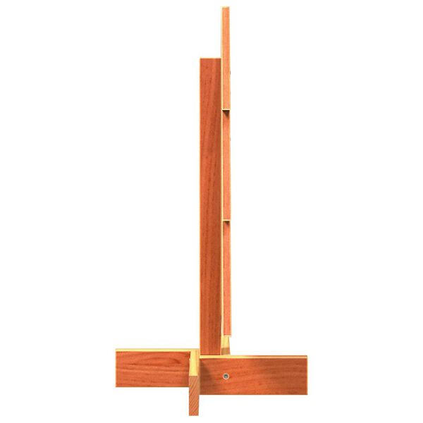 vidaXL Julgran trä vaxbrun 60 cm massiv furu