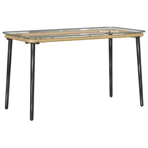 vidaXL Tr&auml;dg&aring;rdsbord Naturf&auml;rg 80 x 40 x 45 cm konstrotting