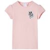 T-shirt f&ouml;r barn ljusrosa 92