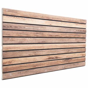 vidaXL V&auml;ggpaneler 10 pcs Ljusbrun 100 x 50 cm EPS Skum