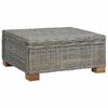 vidaXL Kaffeebord GENDT Naturlig Rottning Kubu gr&aring; 67 x 60 x 30 cm