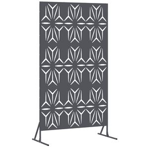 vidaXL Avsk&auml;rmningssk&auml;rm 100 x 50 x 180 cm St&aring;l Antracit