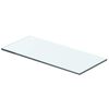 vidaXL Hyllplan glas genomskinlig 40x12 cm