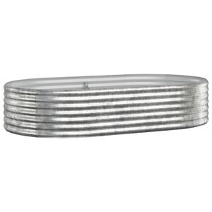vidaXL Odlingsl&aring;da galvaniserat st&aring;l 175x100x36 cm silver