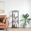 vidaXL Hyllsystem Artisan Ek 40 x 30 x 85 cm Konstruerat tr&auml;