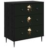 vidaXL Kommode BREMEN Magnoliainspirerat m&ouml;nster 66 x 36,5 x 76 cm