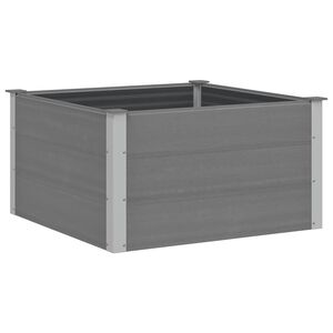 vidaXL Odlingsl&aring;da upph&ouml;jd WPC 100x100x54 cm gr&aring;