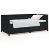 vidaXL Dagb&auml;dd svart 75x190 cm massivt furu