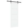 vidaXL Skjutd&ouml;rr ORKDAL 83 x 232 cm Massiv furu Vit