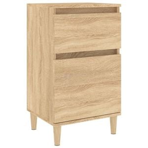vidaXL S&auml;ngbord sonoma-ek 40x35x70 cm