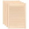 vidaXL Sk&aring;pluckor lamelldesign 4 st 69x49,4 cm massiv furu