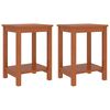 vidaXL S&auml;ngbord 2 st honungsbrun 35x30x47 cm massiv furu