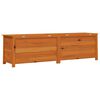 vidaXL Dynbox f&ouml;r tr&auml;dg&aring;rden brun 200x50x56 cm massivt grantr&auml;