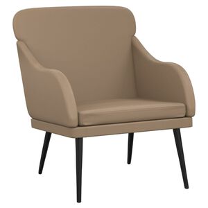 vidaXL F&aring;t&ouml;lj cappuccino 63x76x80 cm konstl&auml;der