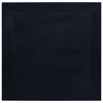 vidaXL Soffbord ljus svart 68x68x30 cm massiv mahogny