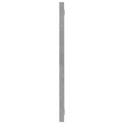 vidaXL Badrumsspegel betonggrå 90x1,5x37 cm spånskiva