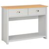 vidaXL Konsolbord gr&aring; 97x35x76 cm