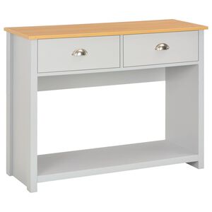 vidaXL Konsolbord gr&aring; 97x35x76 cm