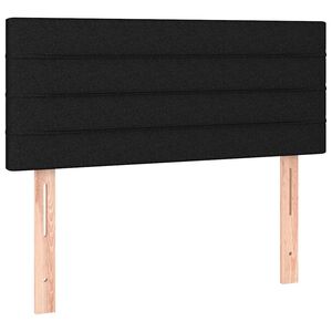 vidaXL S&auml;nggavel svart 100 x 5 x 78/88 cm tyg