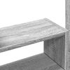 vidaXL Skrivbordshyllor grå sonoma 38,5x17x39 cm konstruerat trä
