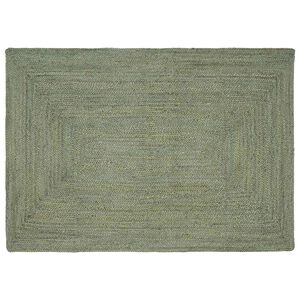 vidaXL Omr&aring;desmatta Olivgr&ouml;n 120 x 170 cm Jute