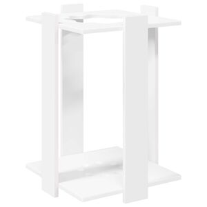 vidaXL Biljardk&ouml;st&aring;ng Konstruerat tr&auml; 42 x 43 x 60 cm Vit