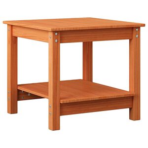 vidaXL Kaffeebord Vaxbrun 50 x 50 x 45 cm Massiv furu