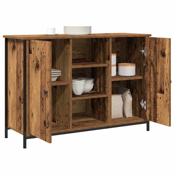 vidaXL Sideboard Gammalt tr&auml; 100 x 35 x 70 cm