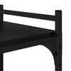 vidaXL Bokhylla Svart ek 76 x 32 x 192 cm Konstruerat tr&auml;