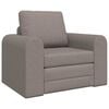 vidaXL Soffs&auml;ng Taupe 98 x 71 x 83 cm tyg