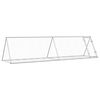 vidaXL Kaninbur silver 400x105x91 cm galvaniserat st&aring;l