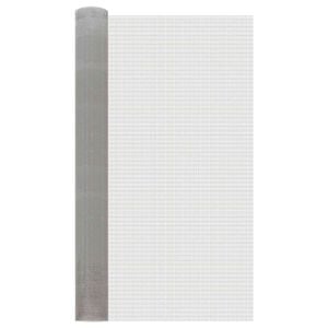 vidaXL N&auml;tduk 100 x 1000 cm 6 Mesh Rostfritt st&aring;l 201 Silver