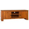 vidaXL TV-b&auml;nk 110x30x40 cm massiv teak