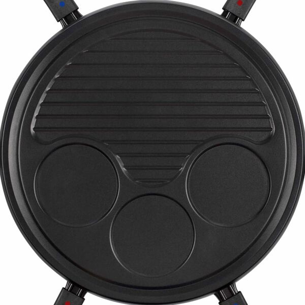Tristar Raclettegrill med 6 pannor 800W 29cm svart