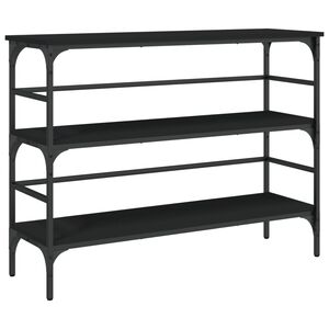 vidaXL Konsolbord svart 100x32x75 cm konstruerat tr&auml;