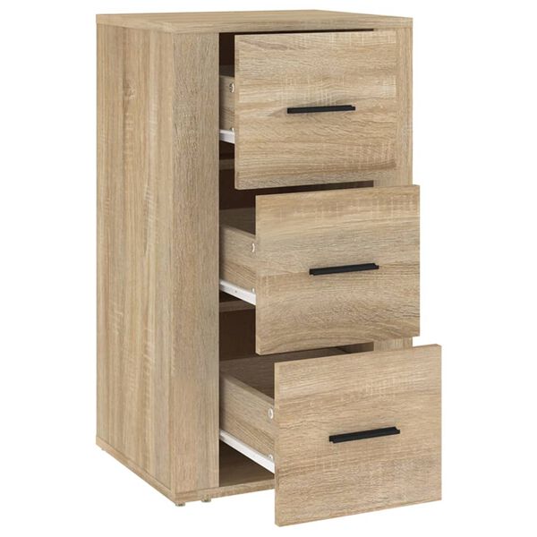 vidaXL Skåp sonoma-ek 40x33x70 cm konstruerat trä