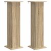 vidaXL V&auml;xtst&auml;ll 2 st Sonoma-ek 30,5 x 30 x 100,5 cm Konstruerat tr&auml;