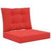vidaXL Utomhus Soffa Kudde Polyester R&ouml;d 60 x 50,5 x 8 cm