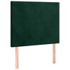 vidaXL S&auml;nggavel m&ouml;rkgr&ouml;n 80x5x118/128 cm sammet