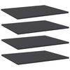 vidaXL Hyllplan 4 st gr&aring; 60x50x1,5 cm konstruerat tr&auml;