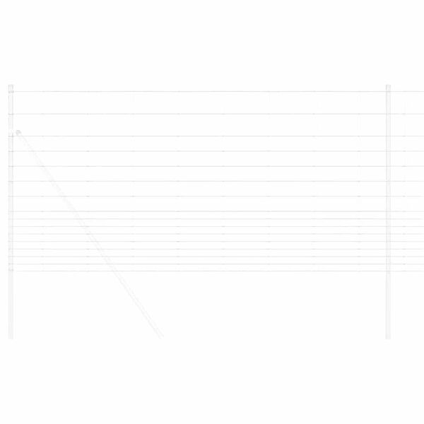 vidaXL St&auml;ngsel f&ouml;r &aring;ker / &auml;ng Silver 50 x 1,2 m Galvaniserat st&aring;l