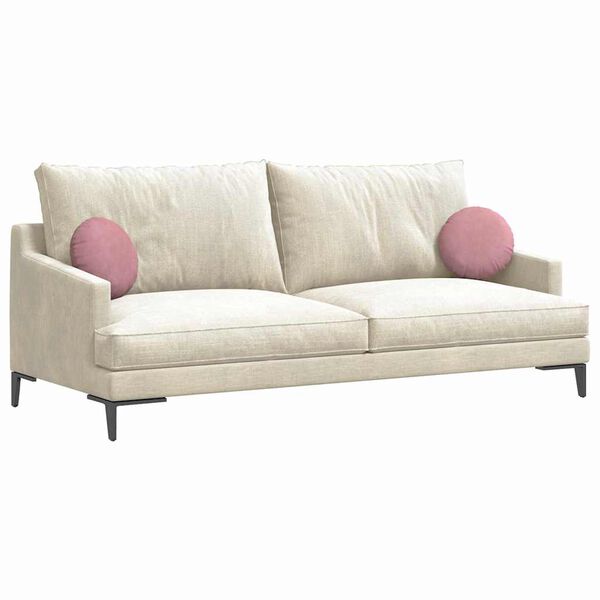 vidaXL Sittkuddar 2 pcs Rosa &Oslash; 40 x 13 cm Sammet