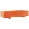 vidaXL Odlingsl&aring;da vaxbrun 110x40x26,5 cm massiv furu