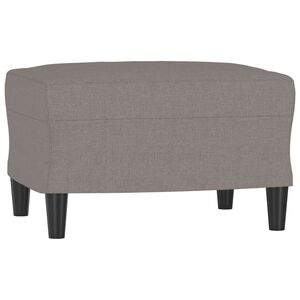 vidaXL Fotpall Taupe 60x50x41 cm tyg
